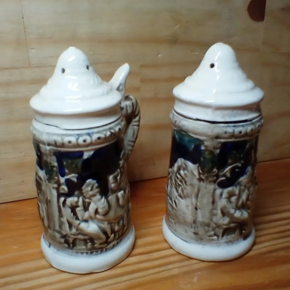 Vintage Chase Hand Painted Salt Peper Spice ShakerJapan Cooking Kitchen Tools - Picture 3 of 6